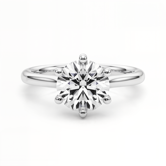 white gold, platinum | shape: round