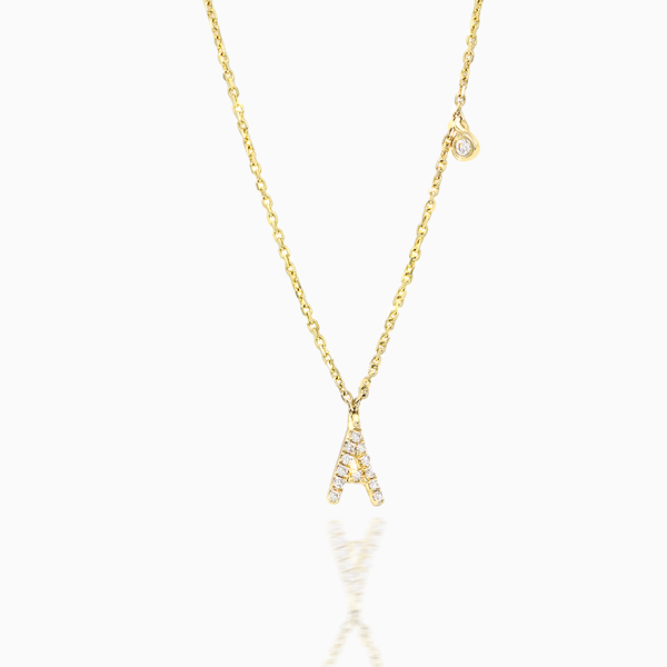 "A" Diamond Necklace