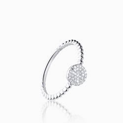 Diamond Disc Ring