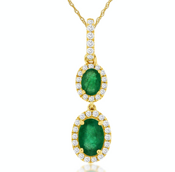 Emerald Drop Pendant