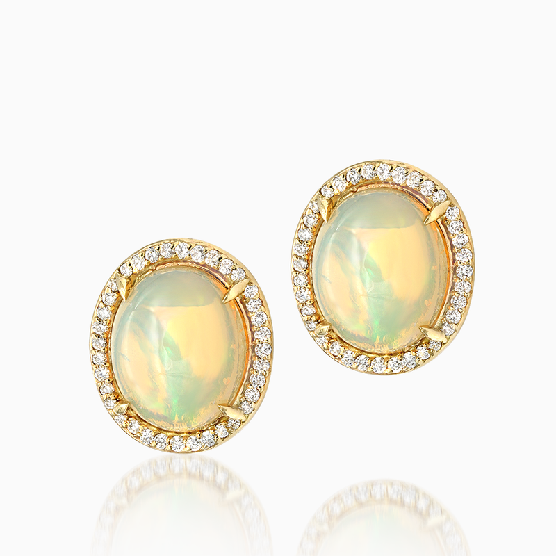 Classic Opal Earrings