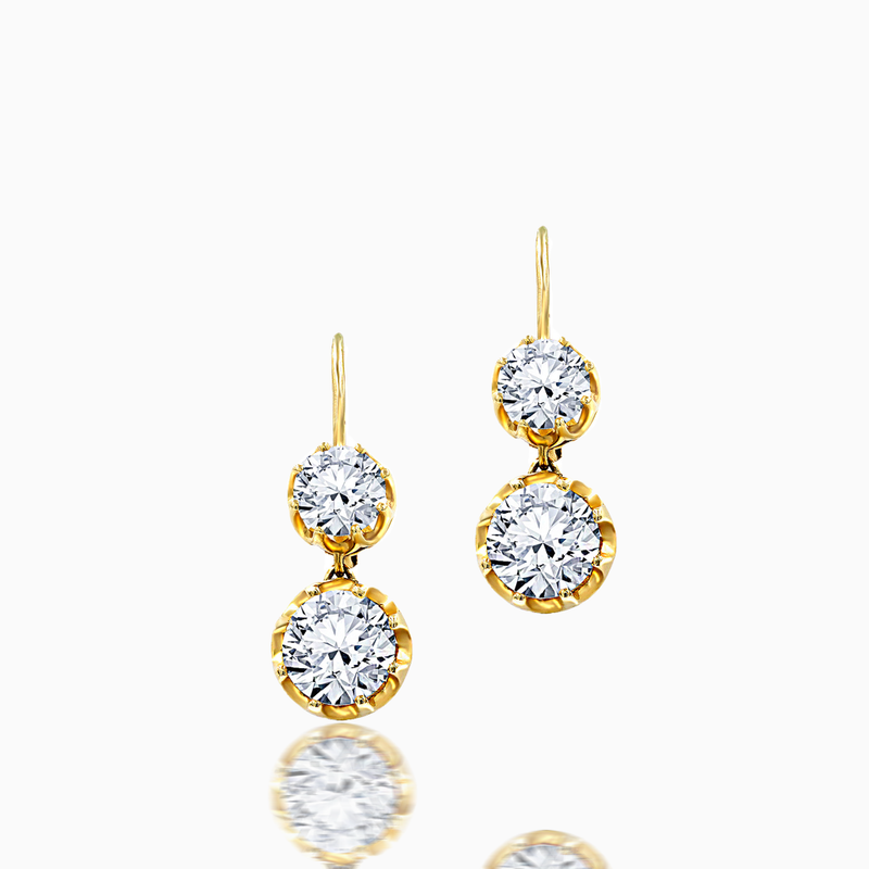 Ravishing Diamond Drop Earrings