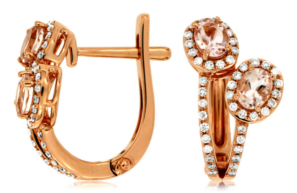 Morganite Earrings