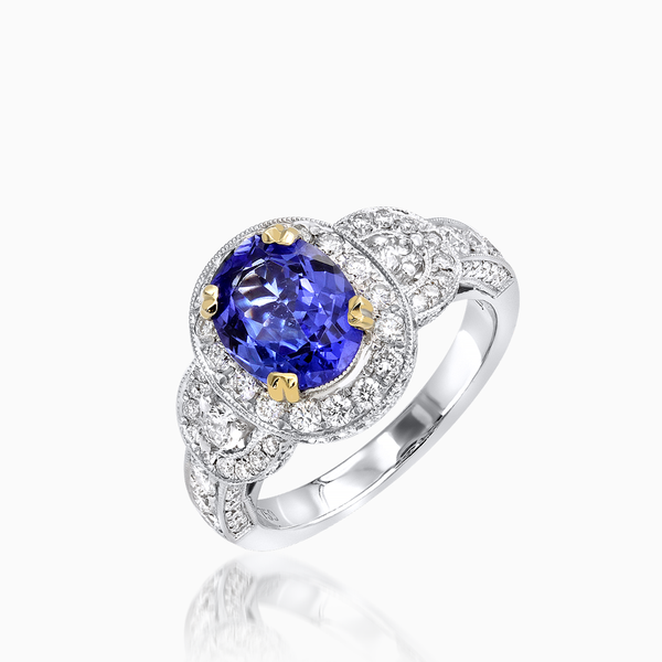 Sapphire Diamond Ring