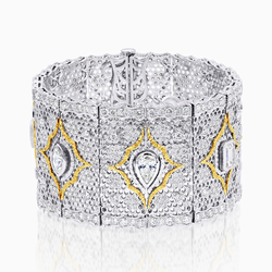 Two Tone Gold Antique Bracelet
