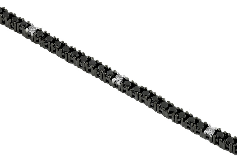 Black Diamond Tennis Bracelet