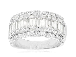 Wide Baguette Eternity Band