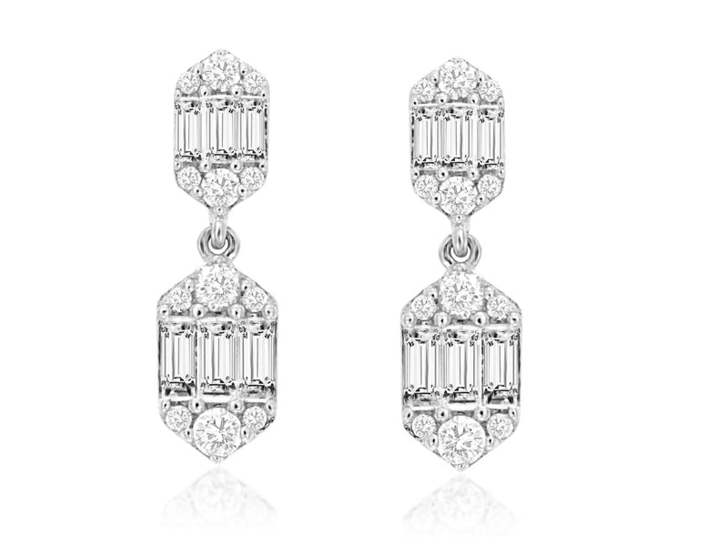 Diamond Drop Earrings