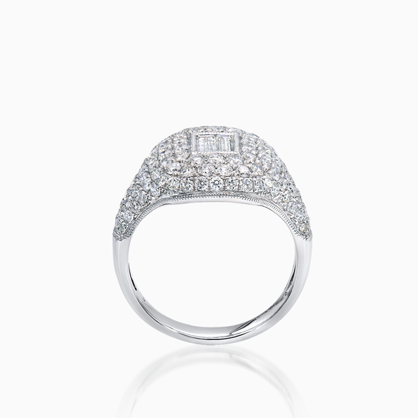 Micro Pave Diamond Ring