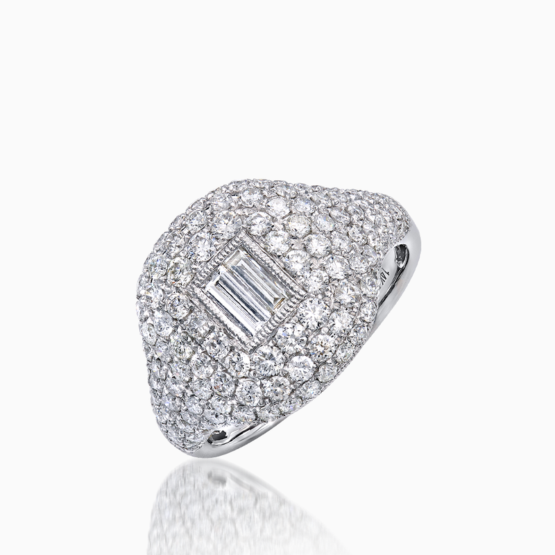 Micro Pave Diamond Ring